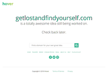 Tablet Screenshot of getlostandfindyourself.com